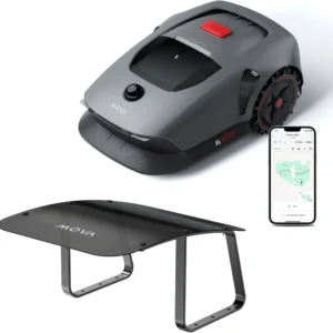 MOVA 1000 Mähroboter + Garage, UltraView, kabellose Einrichtung, bis 1000㎡, präzise Kartierung, smarte Hindernisvermeidung, App-Steuerung